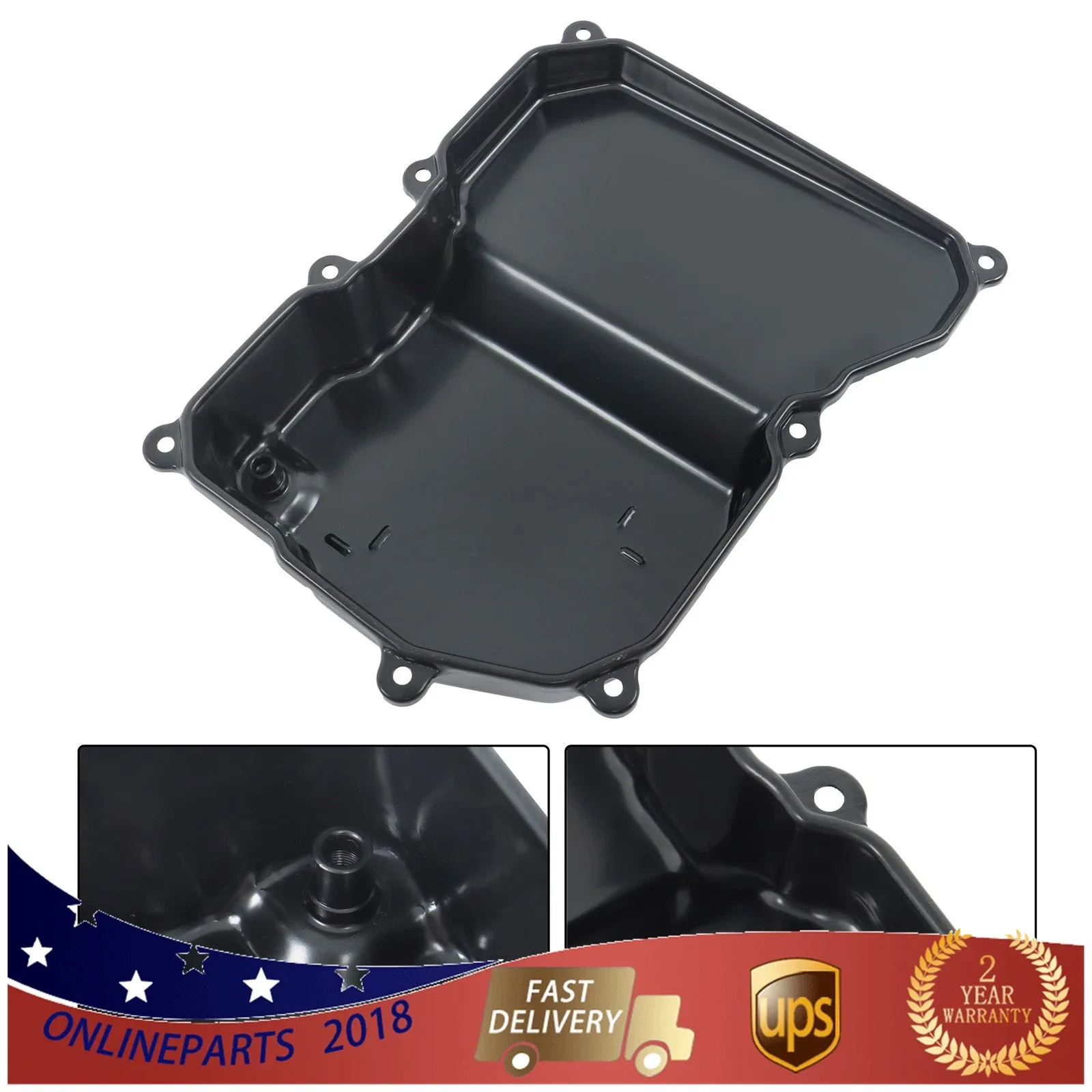 For Audi TT 2003-2006 Automatic Trans 6 Speed Transmission Oil Pan 09G321361 image 2