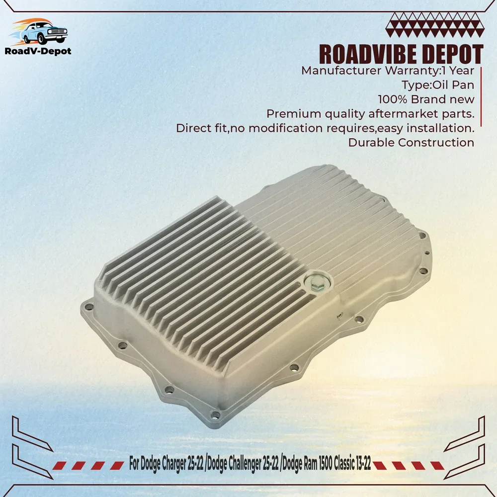 2013-2022 Ram 1500 / Dodge Challenger Transmission Oil Pan w/ Filter RVD48312D