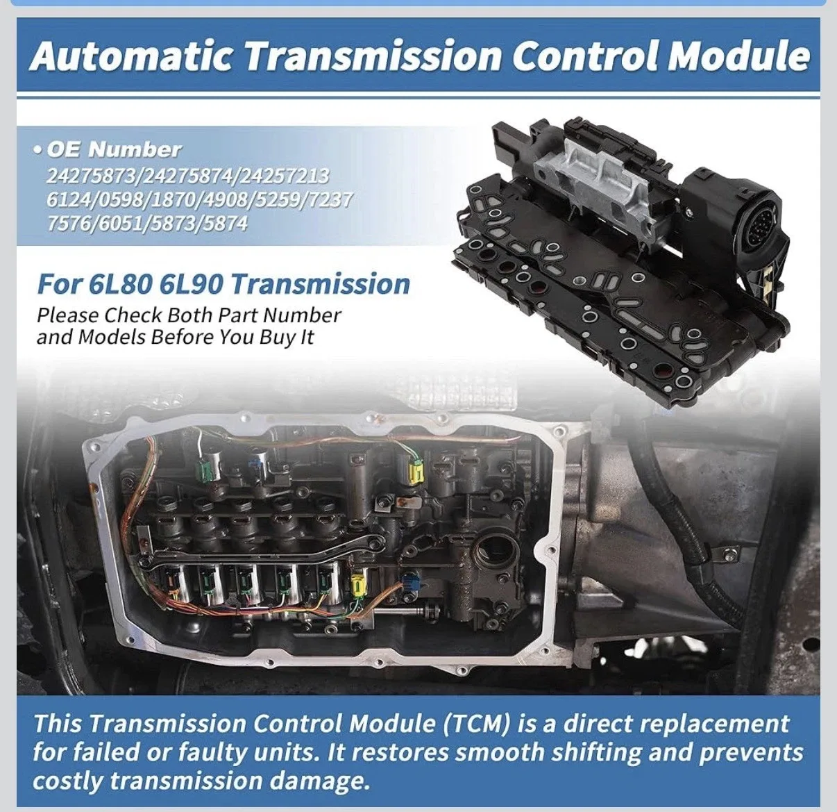 HOPESPANNER Valve Body for 6L80 / 6L90 Automatic Transmissions image 2