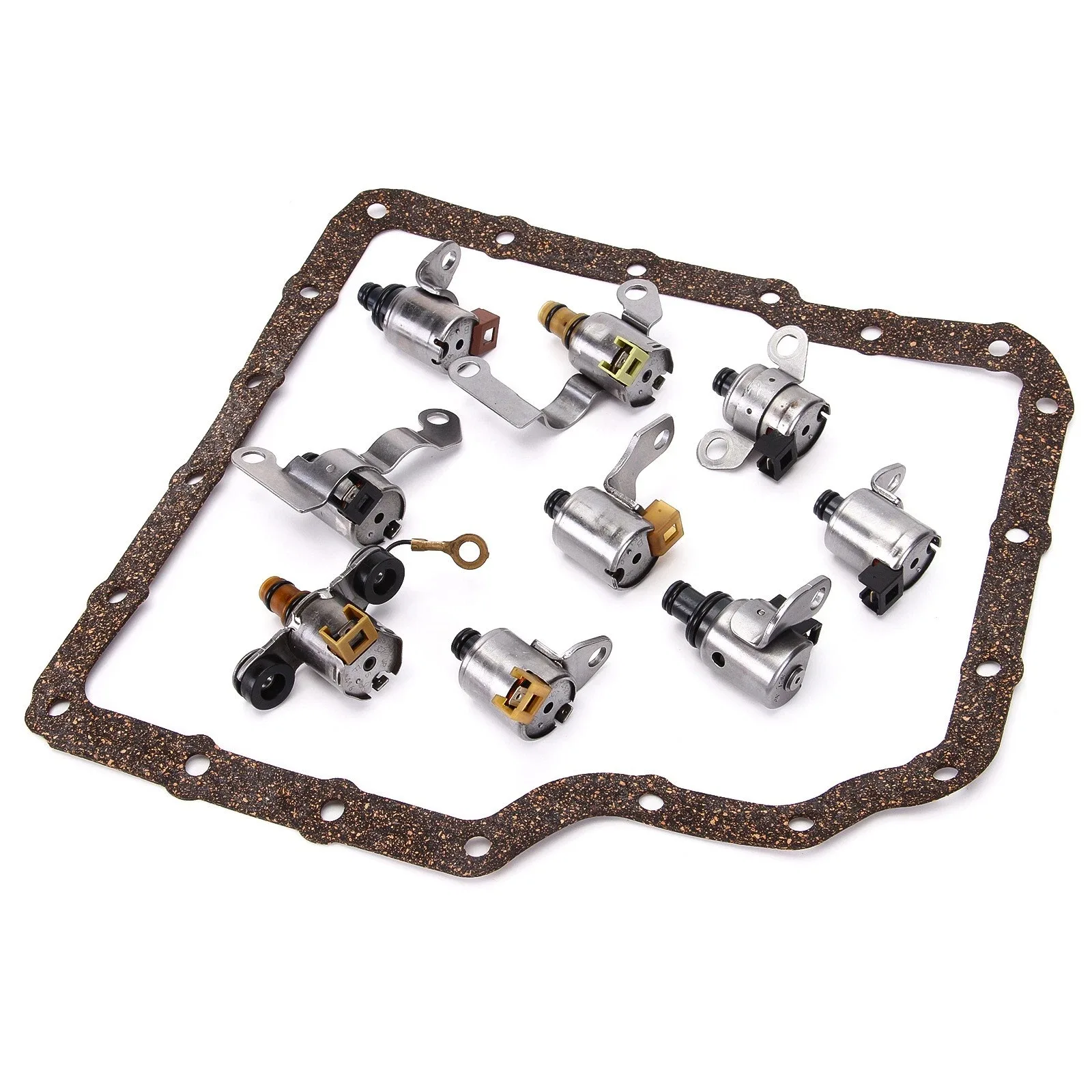 JF506E 09A Transmission Solenoid Kit W/Oil Pan Gasket For VW Jetta Passat Golf image 3