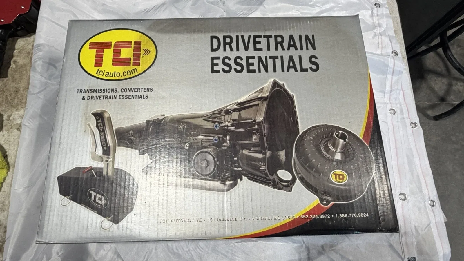 TCI Automotive Powerglide Diecast Flame Transmission Pan MPN 528220 image 2