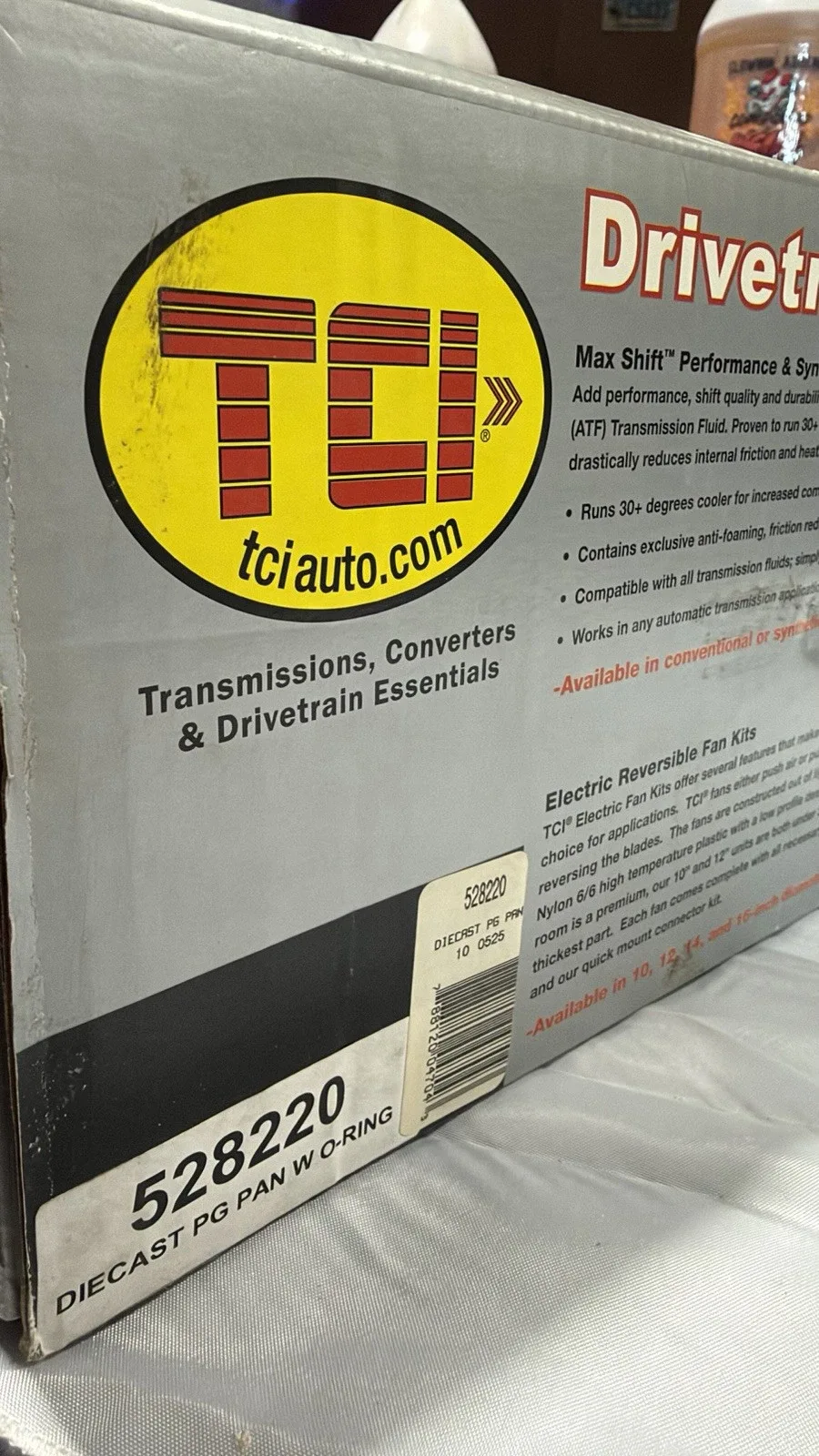 TCI Automotive Powerglide Diecast Flame Transmission Pan MPN 528220 image 3