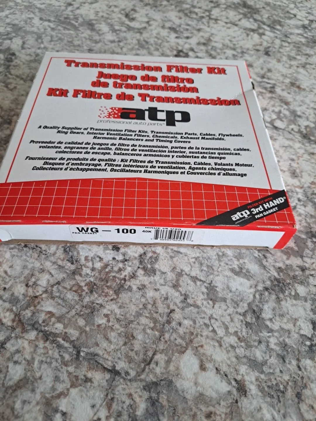 ATP Automotive WG-100 Automatic Transmission Oil Pan Gasket