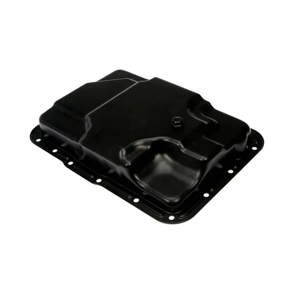 For Ford Mustang 1990-1993 Transmission Oil Pan | CAPA Steel Black | 4L Capacity