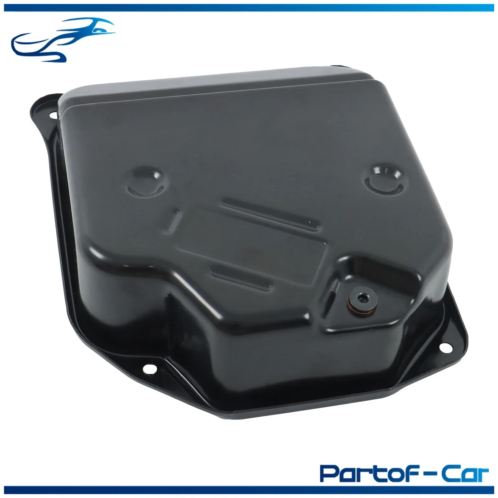 Transmission Oil Pan w/ Drain Plug & Gasket For VW Cabrio Jetta Passat Beetle image 2