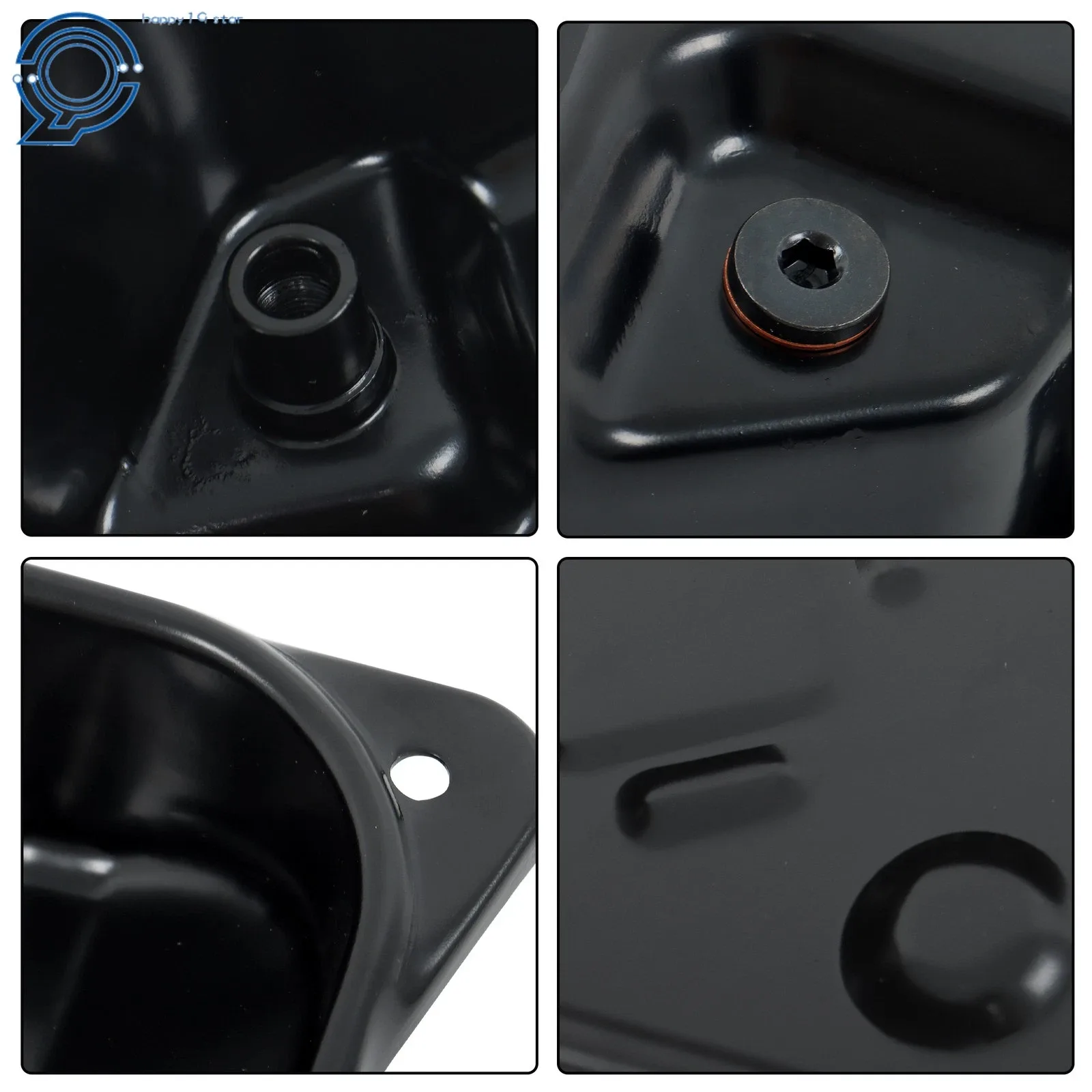 Transmission Oil Pan w/ Drain Plug & Gasket For Volkswagen Beetle 99-2004 Passat image 3