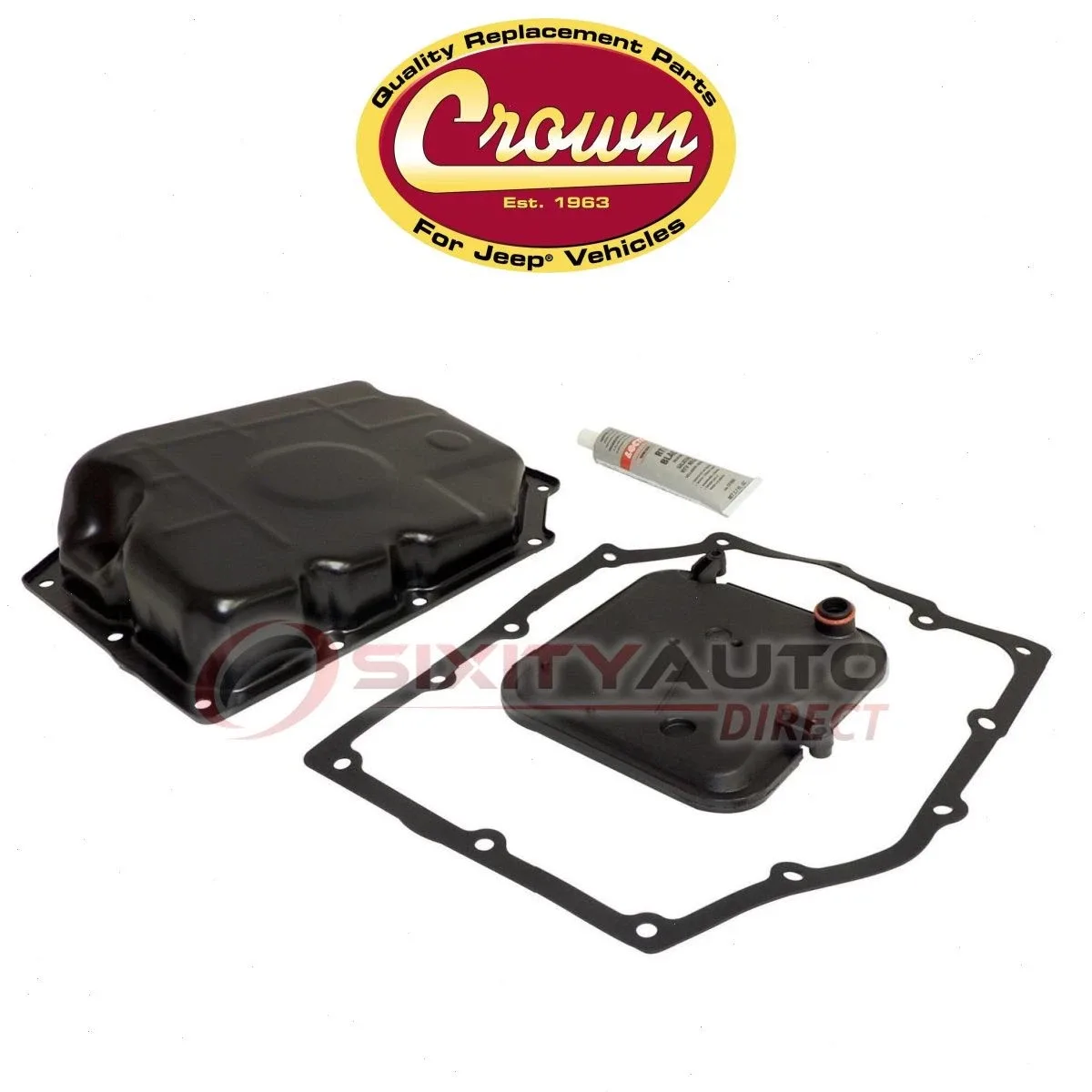 Crown Automotive Automatic Transmission Oil Pan for 2003-2012 Jeep Liberty - ai