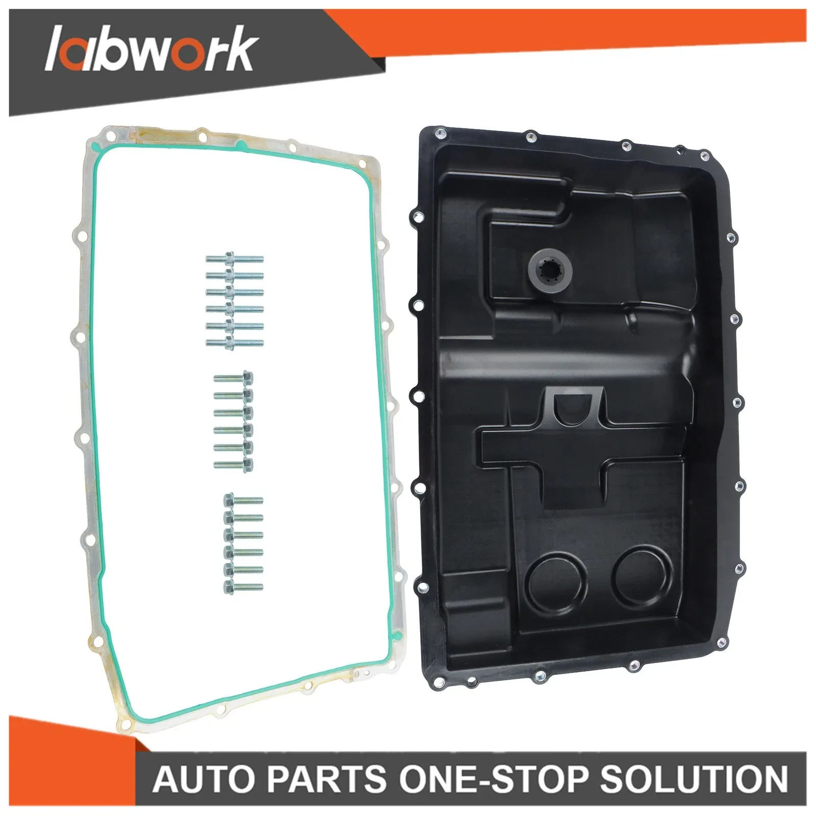 Labwork Transmission Oil Pan 2020-2022 for Ford Transit-150 250 350 350 HD Black