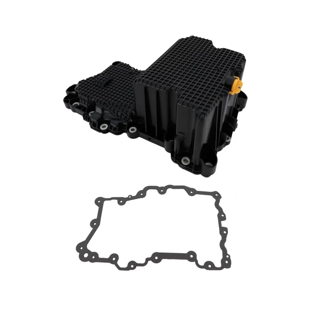 For Ford F-150 2015 2016 2017 Oil Pan | 2.7L Engine | 6-Cylinder | Iron | Black image 3