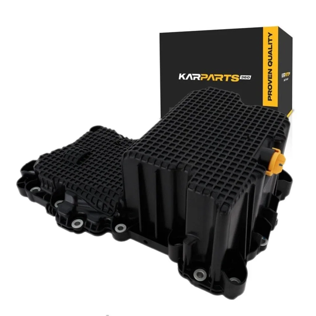 For Ford F-150 2015 2016 2017 Oil Pan | 2.7L Engine | 6-Cylinder | Iron | Black