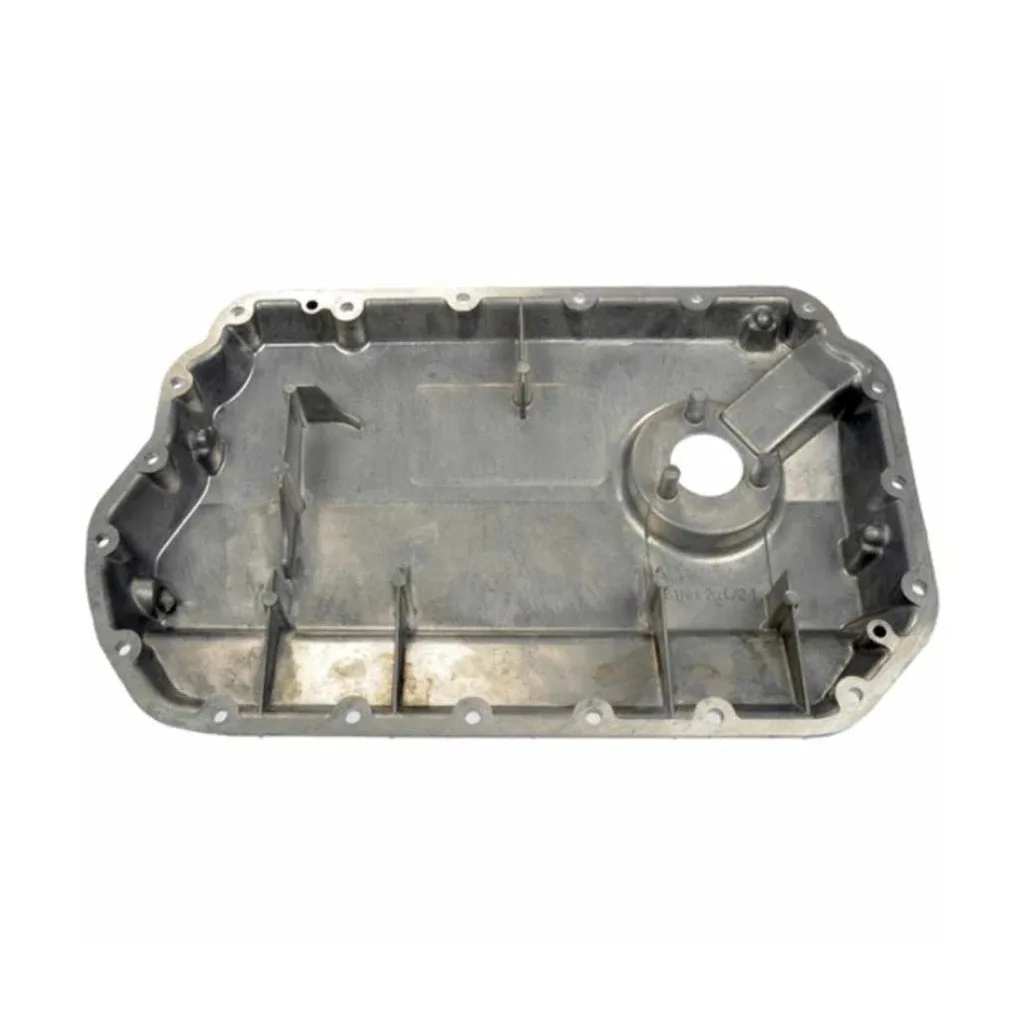 For Audi A6 Quattro 1998-2004 Engine Oil Pan | Aluminum Material Metallic Finish image 2