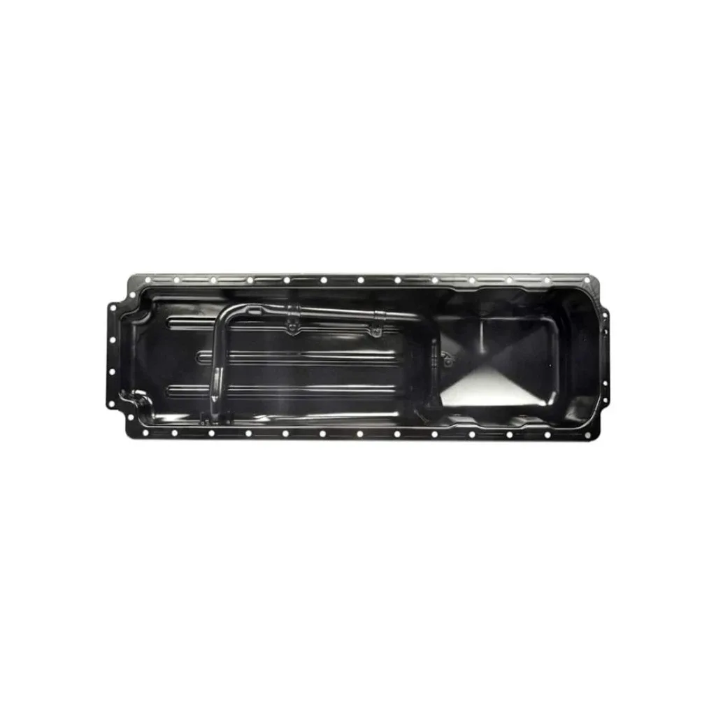 For Kenworth K100E 2001 Engine Oil Pan | 1x18 Drain Thread Size | Steel | Black image 2
