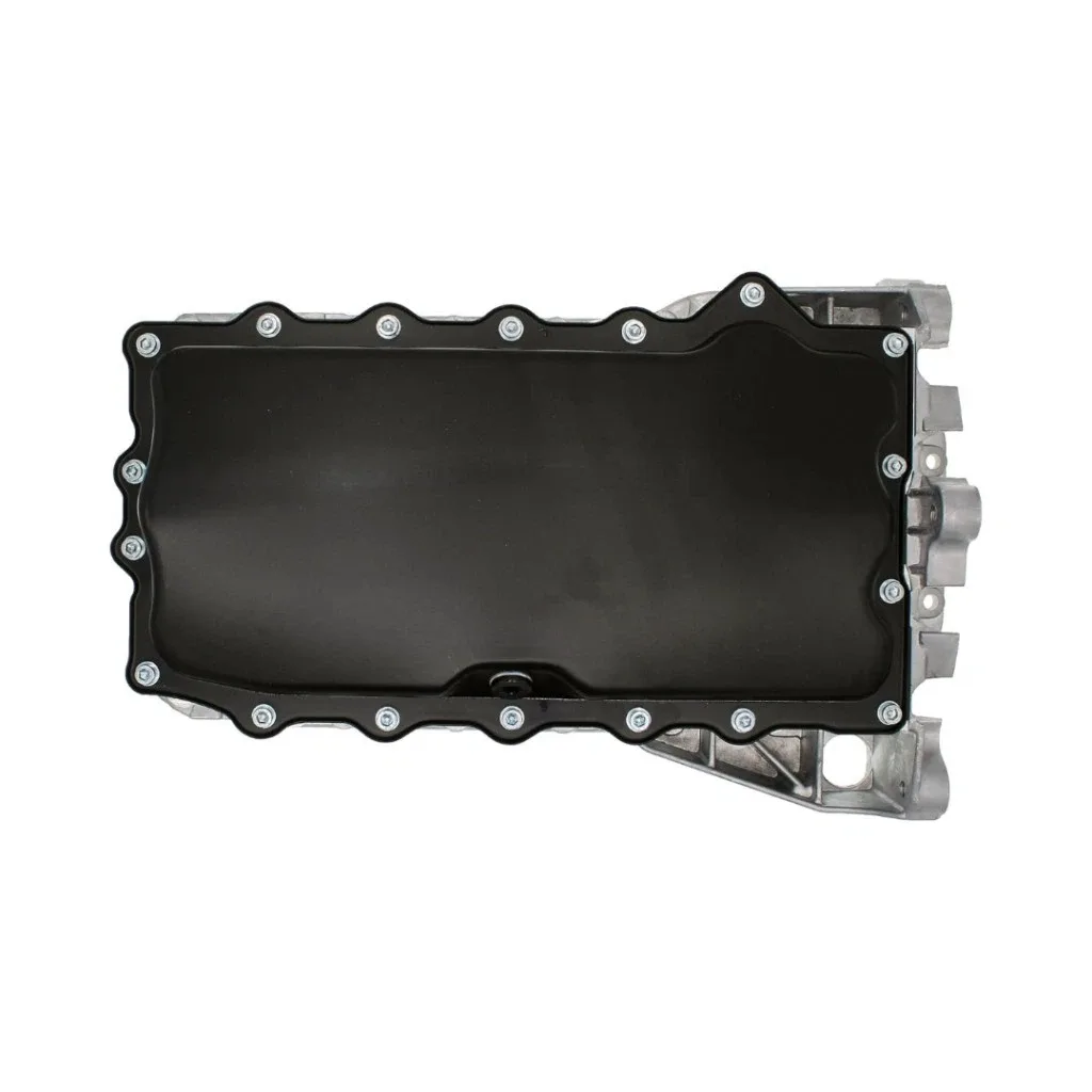 For Volkswagen Golf City 2007-2010 Engine Oil Pan | Steel, Aluminum | Black image 2