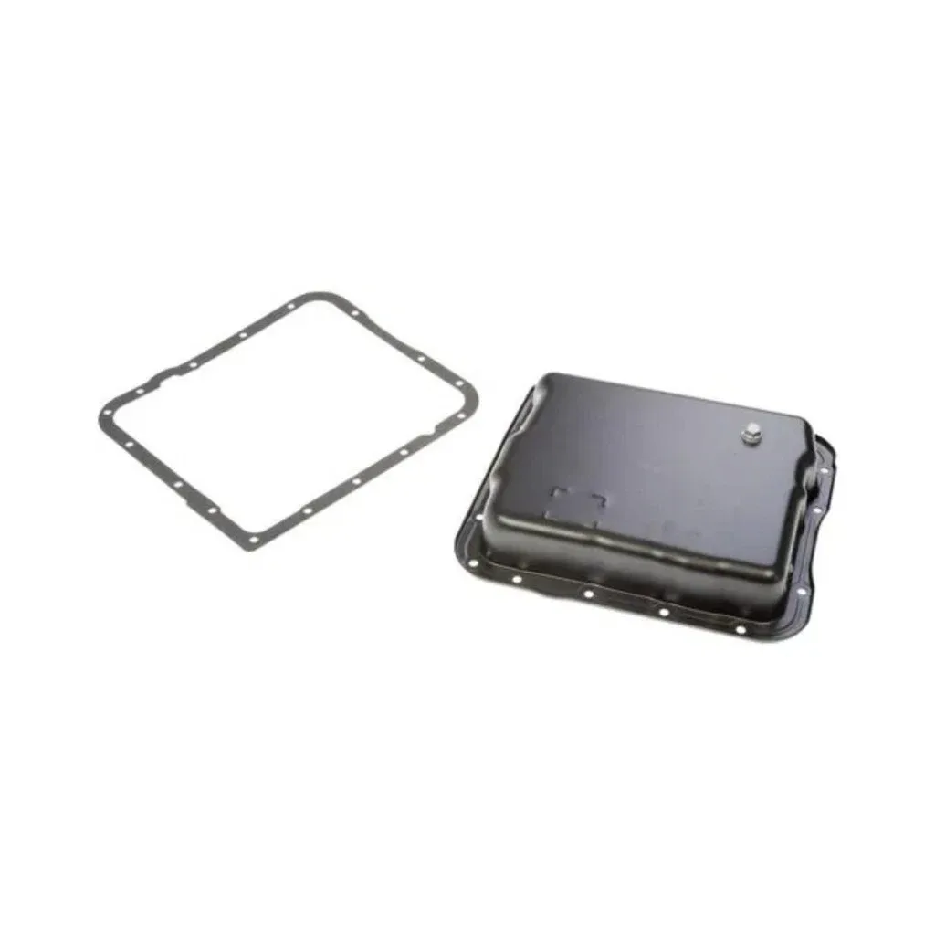 For Chevy S10 1990-1993 Transmission Oil Pan | CAPA Steel Black 11.2 Qt Capacity image 2
