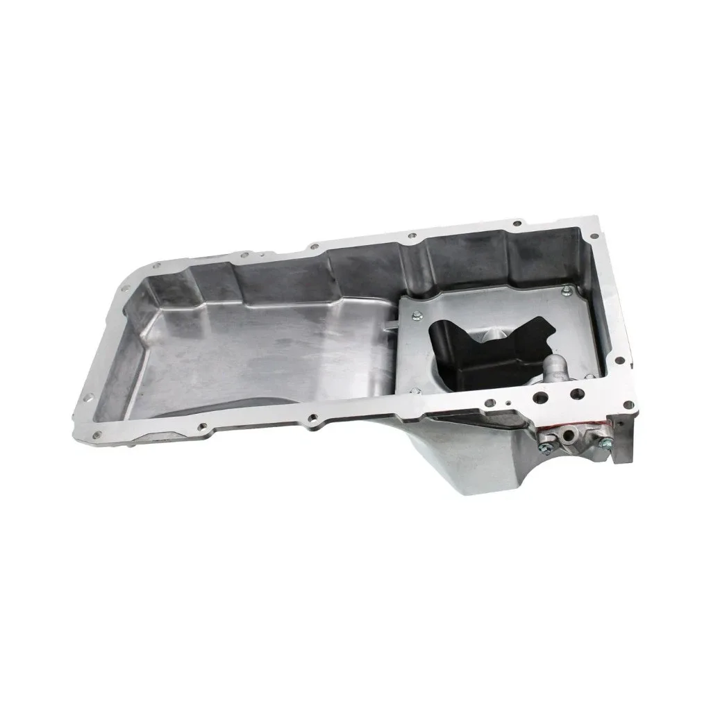 For GMC Sierra 1500 Classic 2007 Engine Oil Pan | Aluminum | Metallic Finish