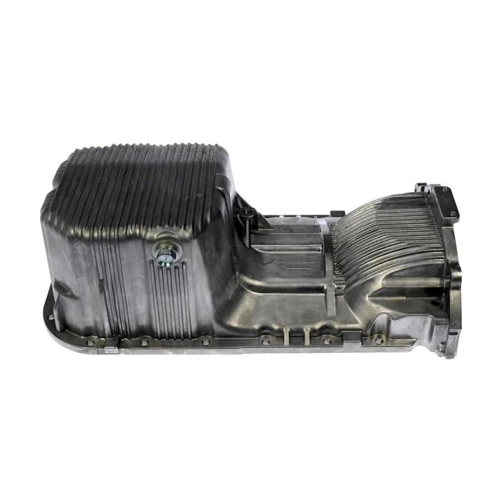 For Hyundai Tiburon 2003-2008 Engine Oil Pan | Aluminum | Metallic | 215122X000 image 2