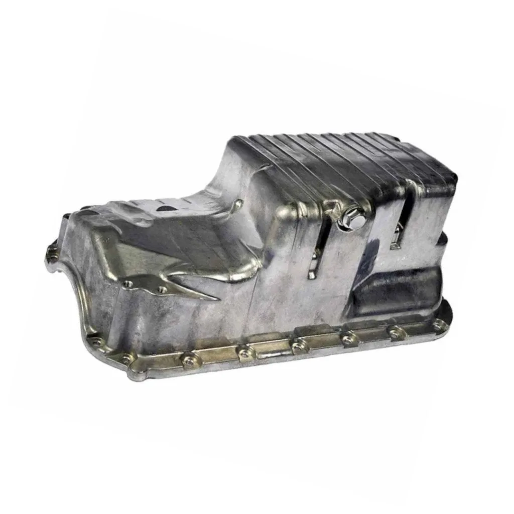 For Acura EL 1997-2000 Engine Oil Pan | Aluminum | Metallic Finish | Gray Color image 3
