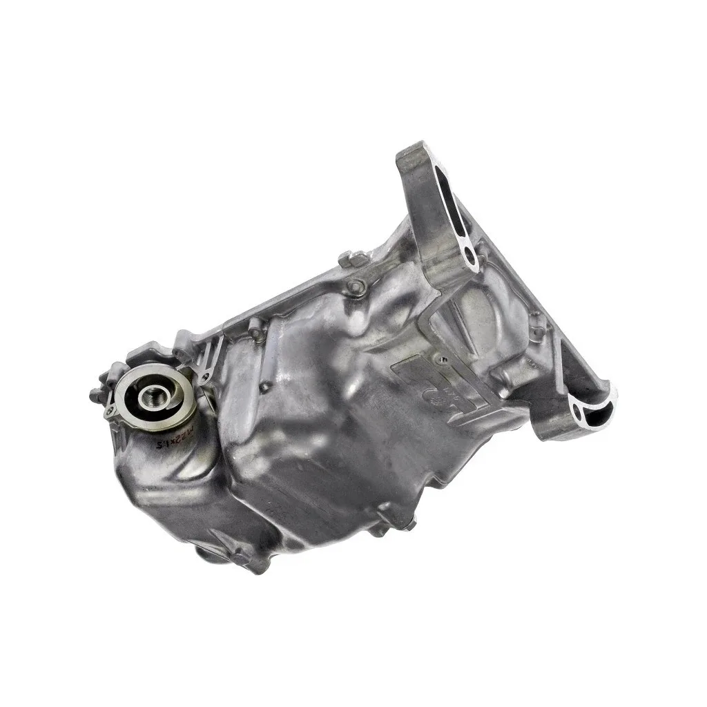 For Acura TL 2004-2006 Engine Oil Pan | Aluminum | Metallic | Gray | Wet Sump image 2