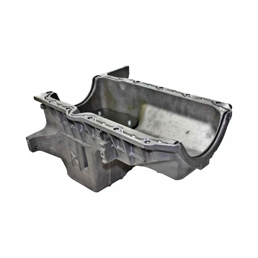 For GMC Safari 1999-2005 Engine Oil Pan | Aluminum | Metallic | Gray | Wet Sump image 3