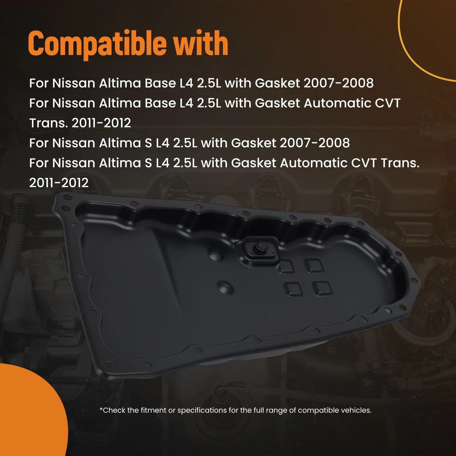 Automatic Transmission Oil Pan for Nissan Altima 2.5L 313971XF0D 2007-2013 image 4