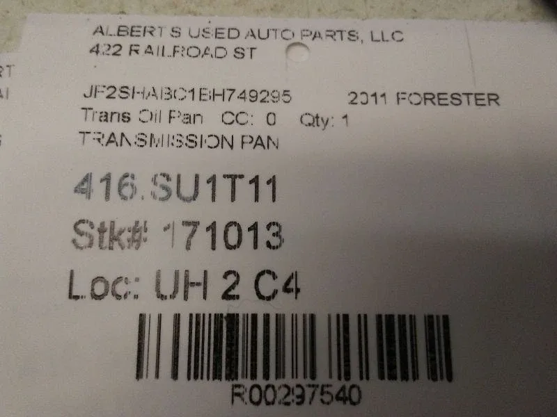 Transmission Oil Pan for 2001 Subaru Forester image 4