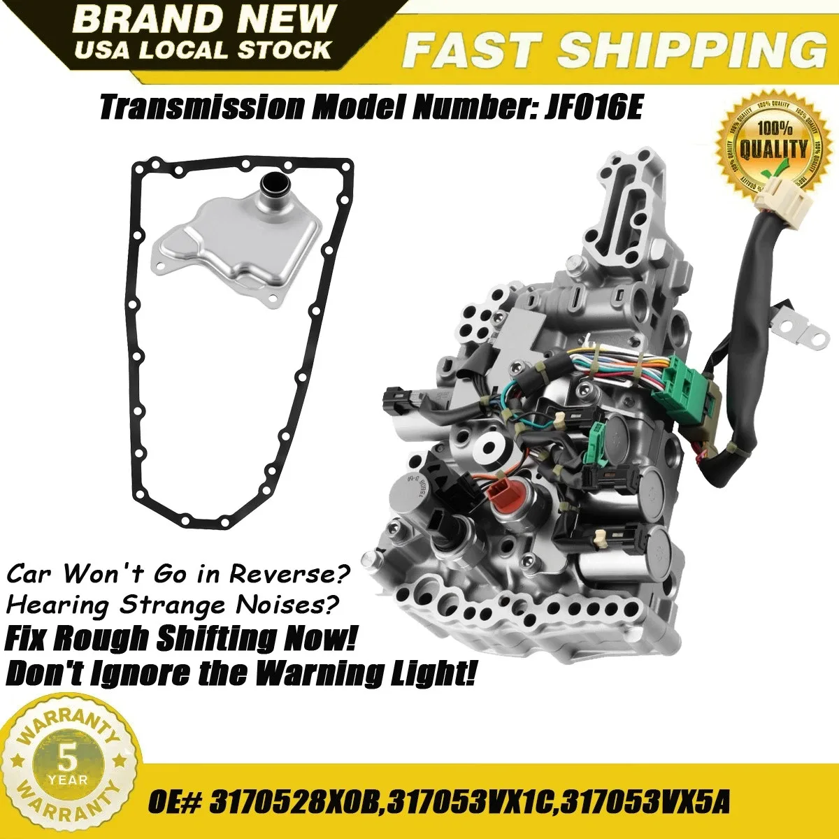 2014-2018 Nissan Altima & NV200 Transmission Valve Body Filter Kit 31705-28X0B