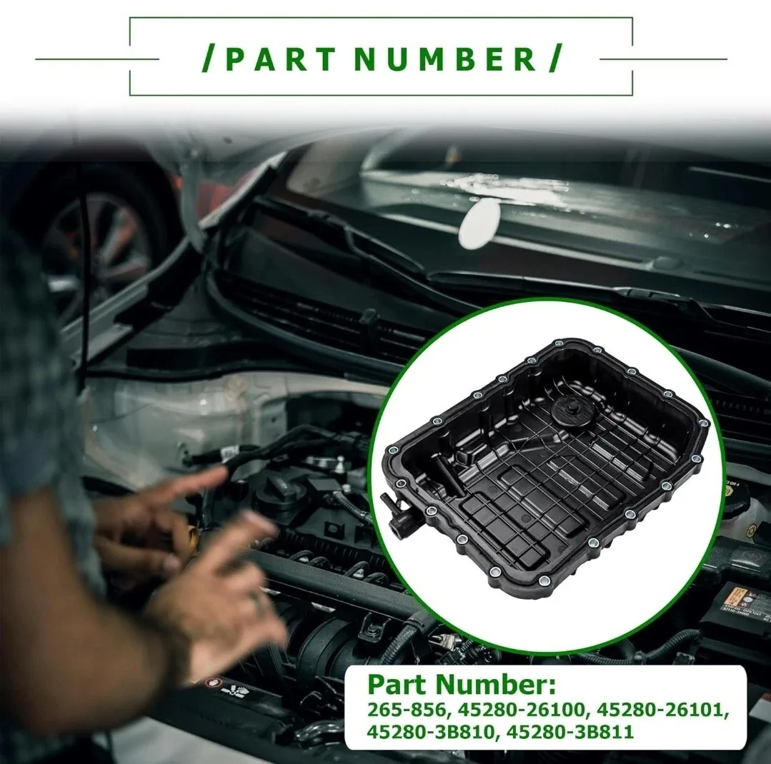 Transmission Oil Pan Compatible with Hyundai Accent 2011-2018 Elantra Gt image 2