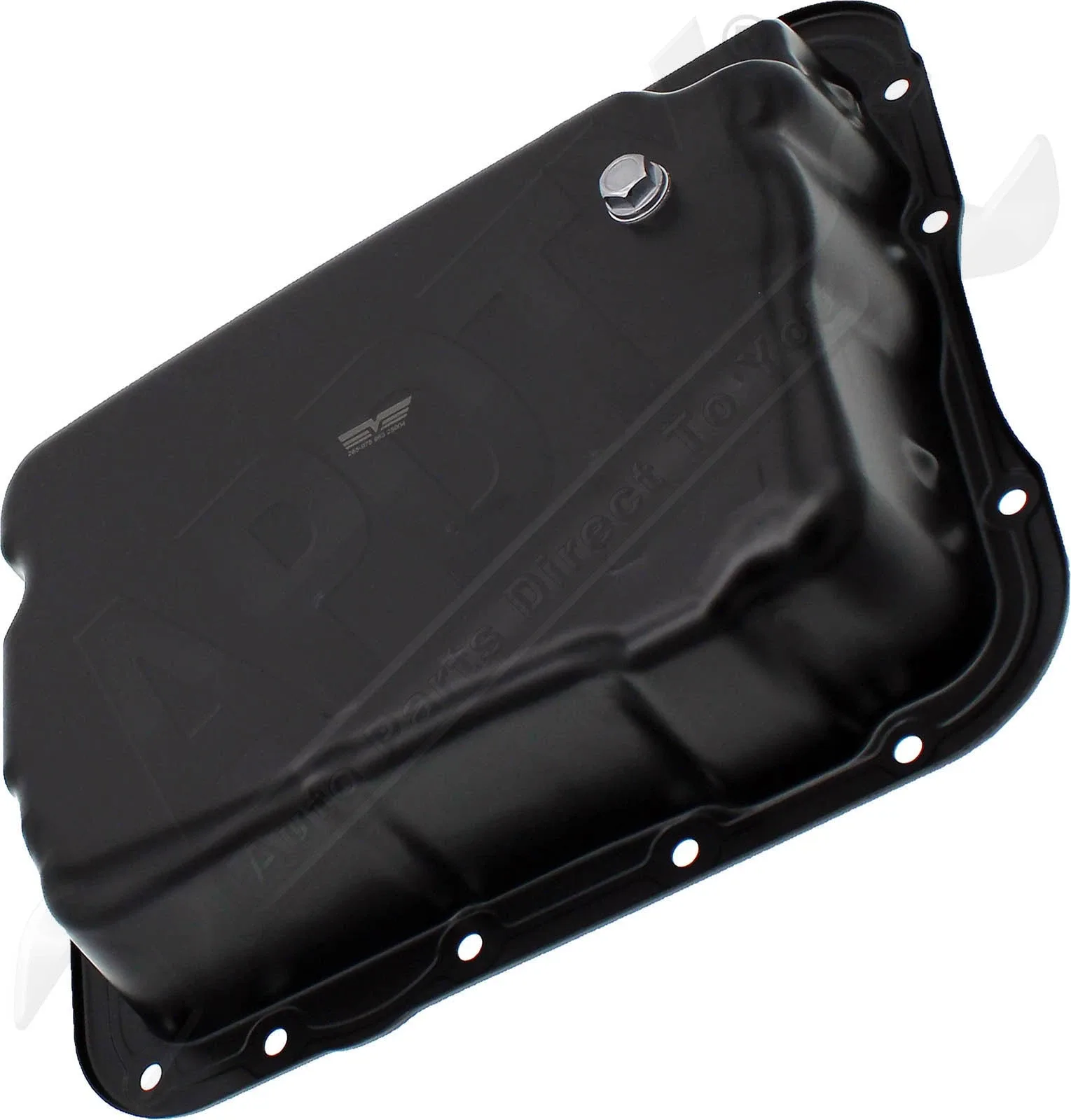 APDTY 174487 Transmission Oil Pan w/ Drain Plug; 4WD Models w/ 4L60E Auto Trans image 4