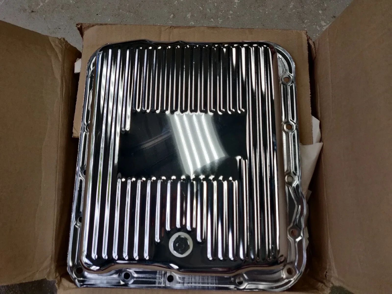 TSP Transmission Pan TH700 R4 Auto Chrome Each #TSP7596 image 2