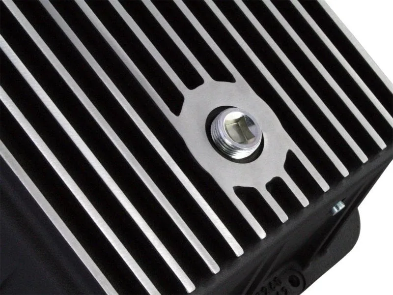 aFe Power Cover Trans Pan Machined Trans Pan GM Diesel Trucks 01-12 V8-6.6L Mach image 3