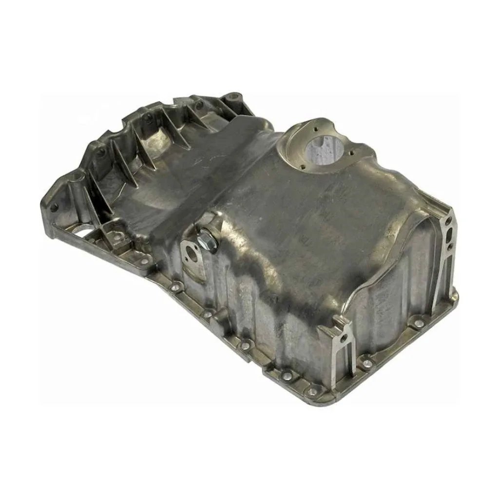 For Audi A4 2001 Engine Oil Pan | Aluminum Material | Metallic Finish | Wet Sump image 2