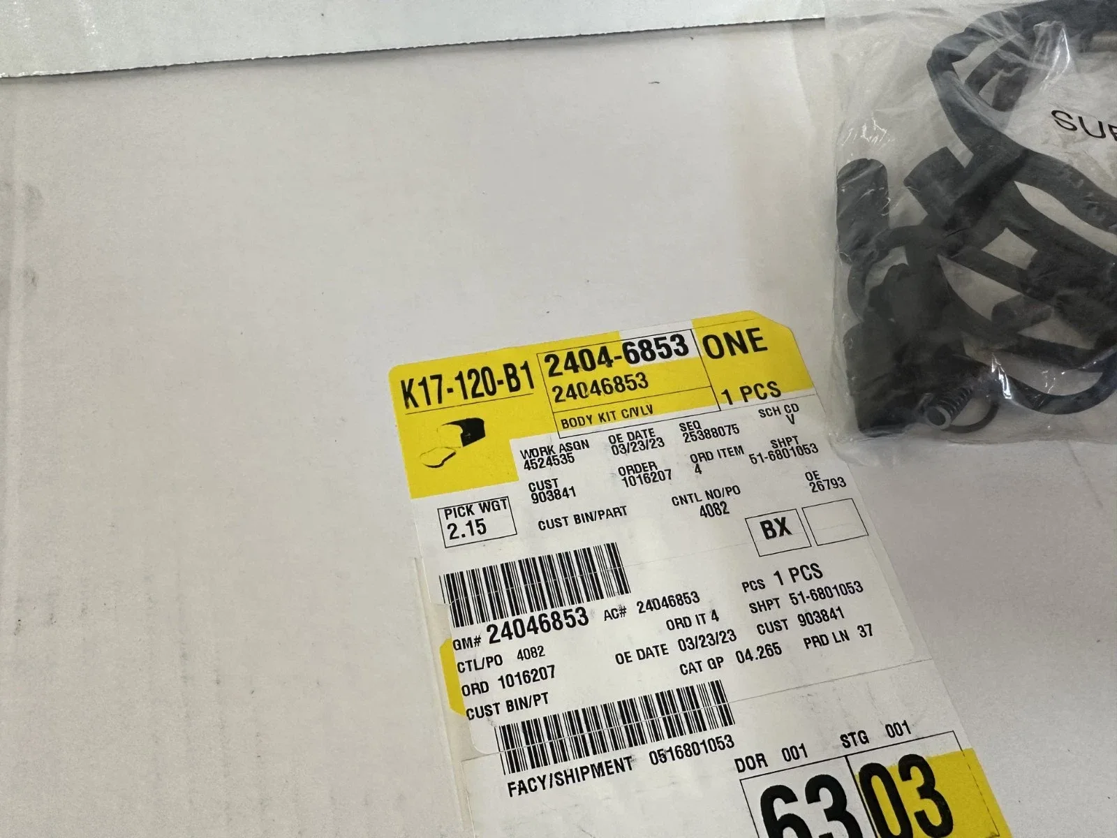 2020-2022 GMC Acadia 2.5L Valve Body Kit GM OEM 24046853 image 3