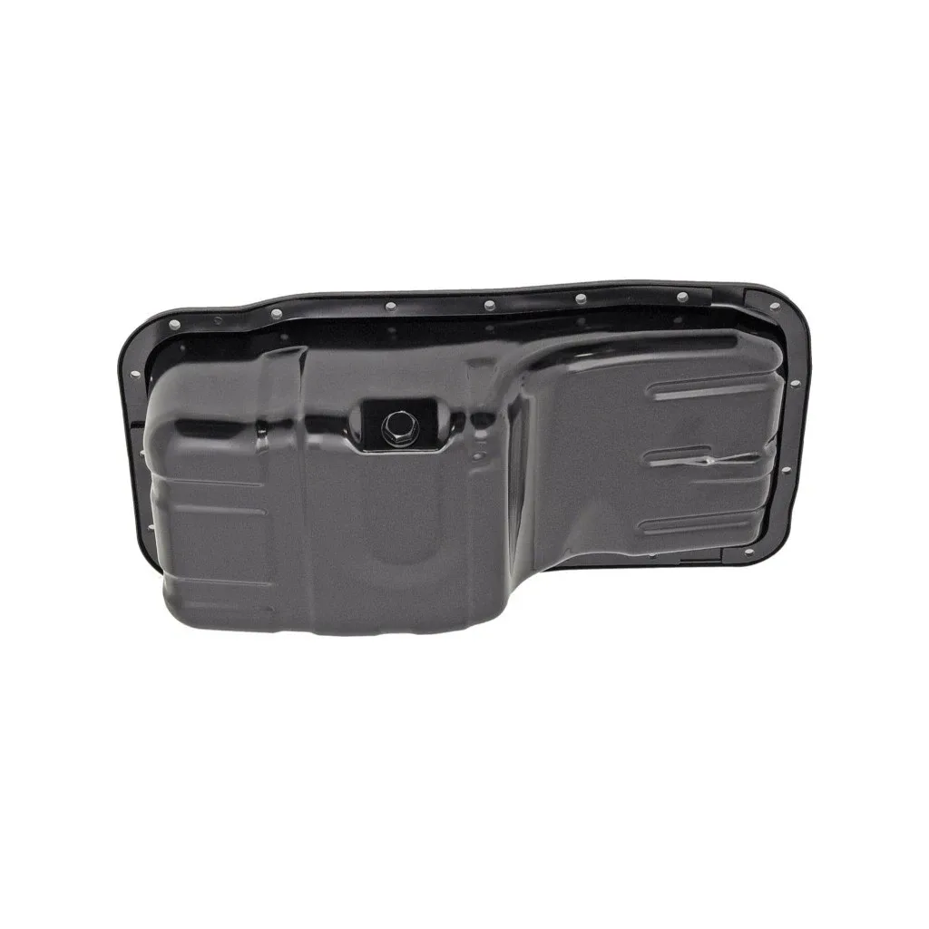 For Honda CR-V 1997-2001 Engine Oil Pan | Steel | Black Color Rear Sump Location image 2