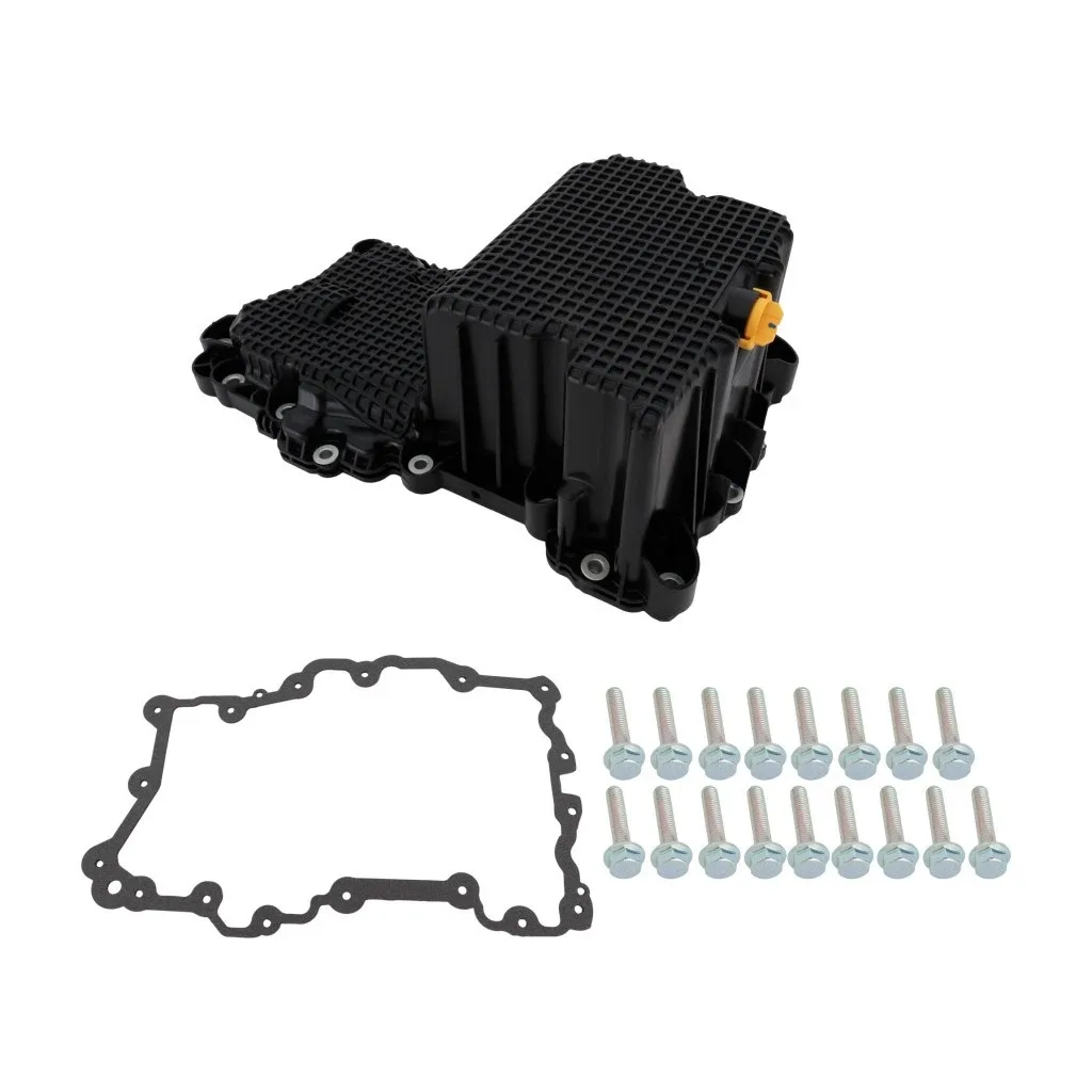 For Ford F-150 2015 2016 2017 Oil Pan | 6-Cylinder | 2.7L Engine | Iron | Black image 2
