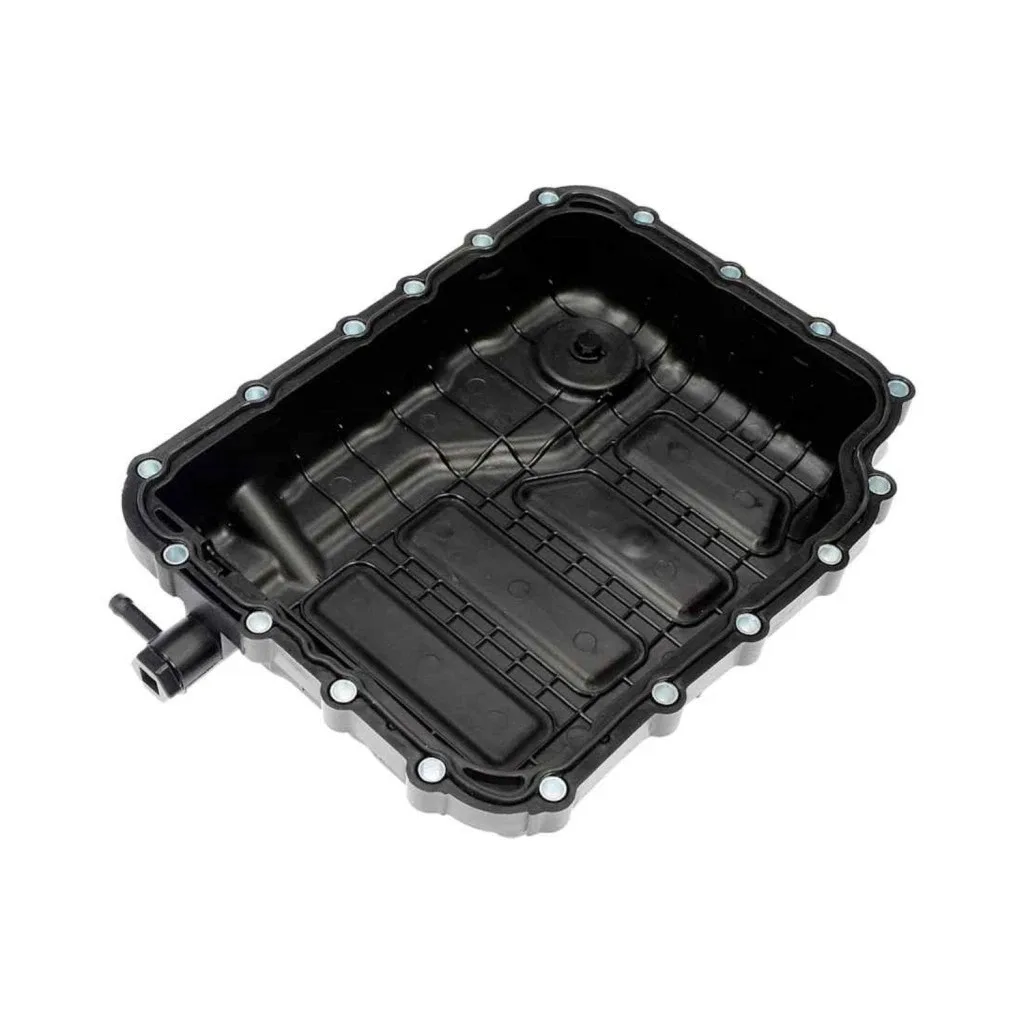 For Dodge Dart 2013-2016 Transmission Oil Pan | CAPA Plastic Black 3.8L Capacity image 3