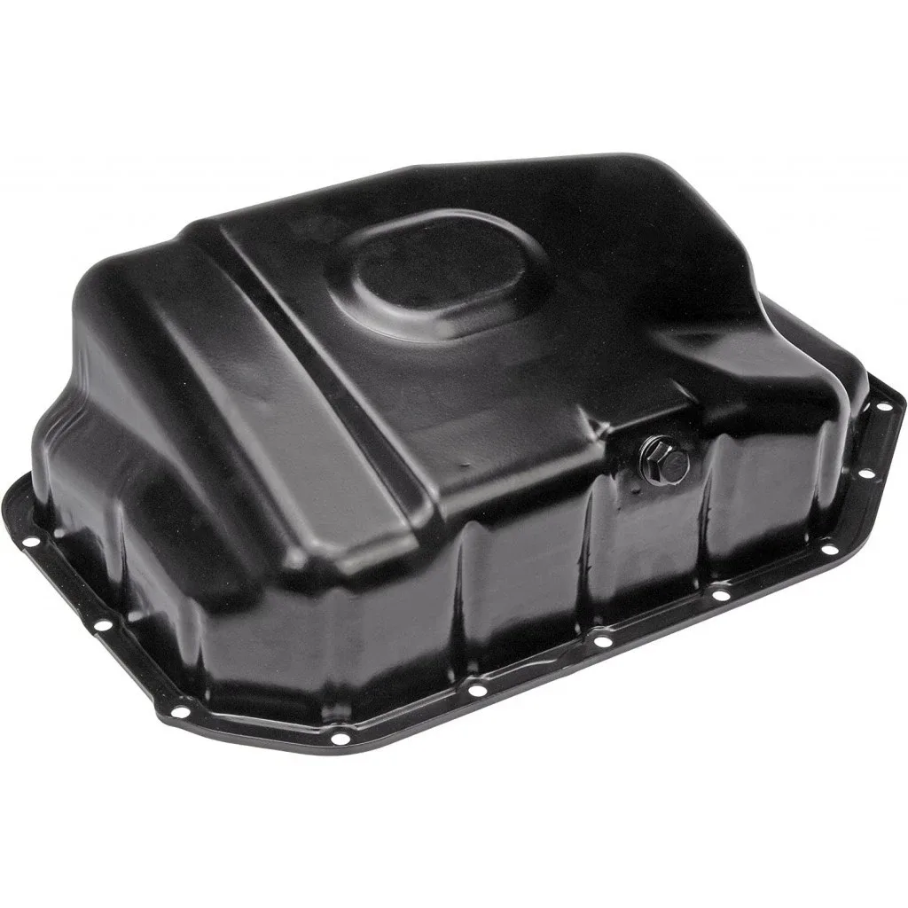 For Acura RSX 2002-2006 Engine Oil Pan | Steel | Baffled | Black With Drain Plug
