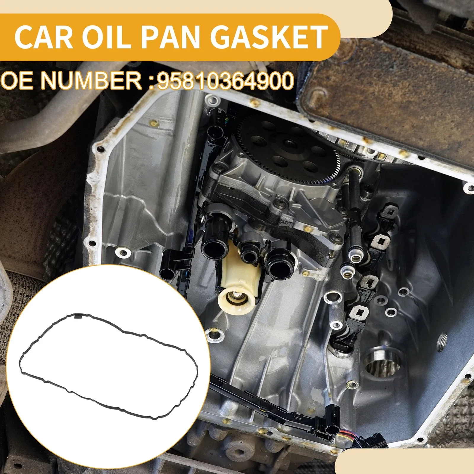 No.95810364900 Car Transmission Filter Oil Pan Gasket for Porsche Macan 17-18