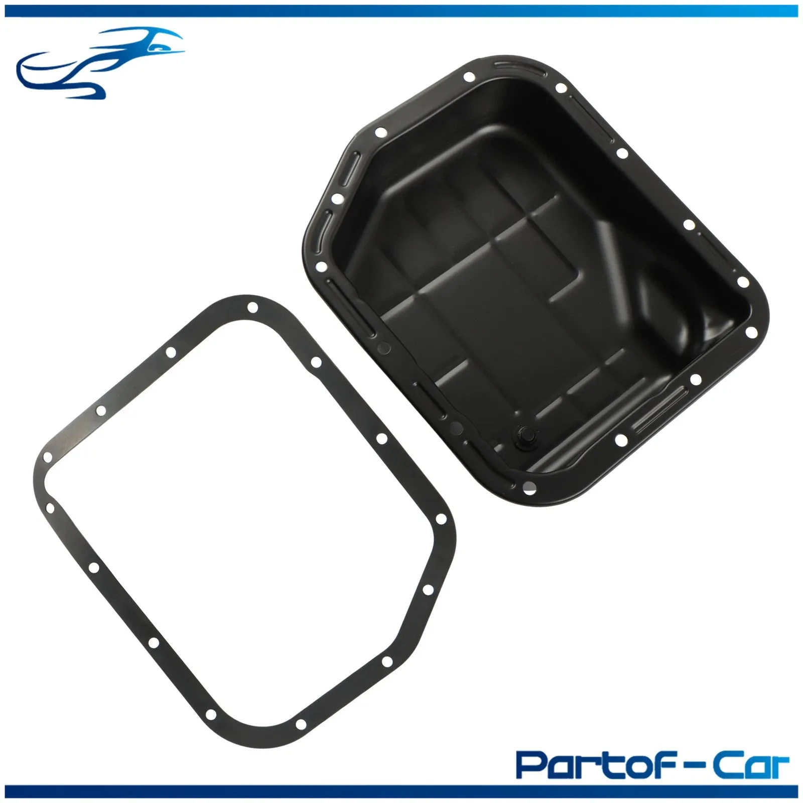 Transmission Oil Pan W/Gasket For Dodge W150 W250 1990-1993 Durango 1998-2000 image 2