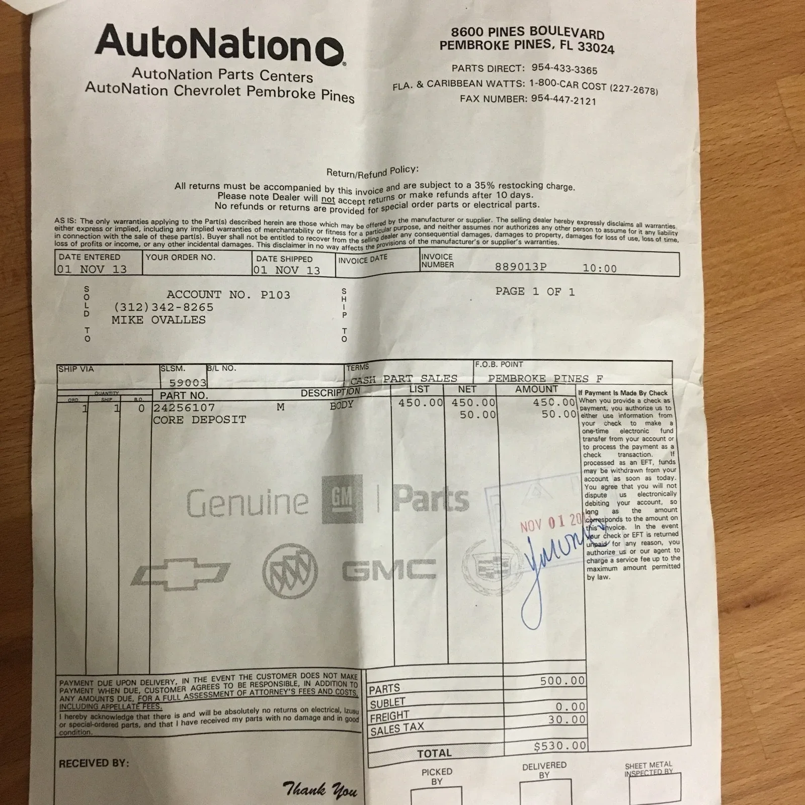 General Motors Transmission Main Control Valve Body 24256107 image 4