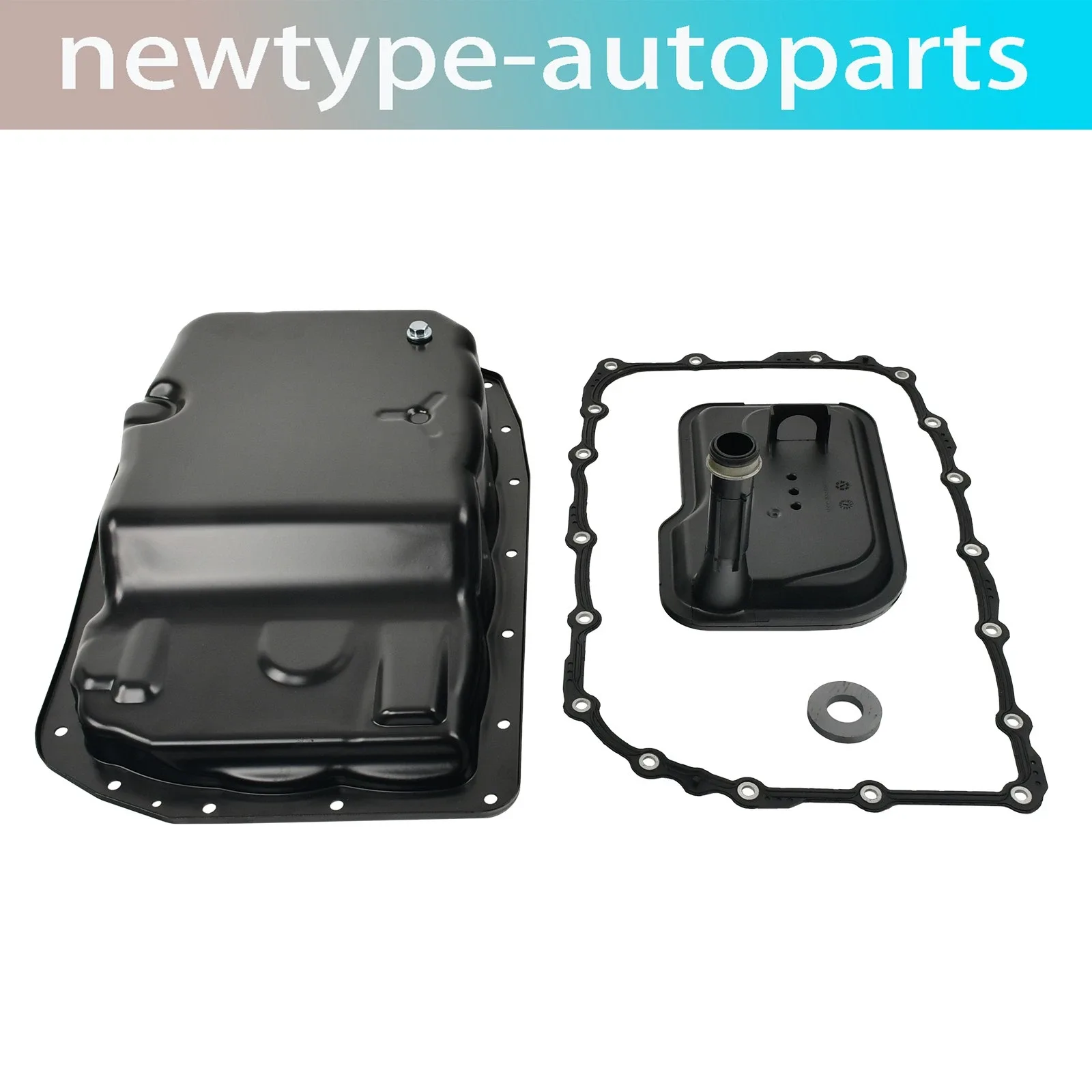 Transmission Oil Pan Fits 2007-2019 Chevrolet Suburban Tahoe GMC 265-582 Black