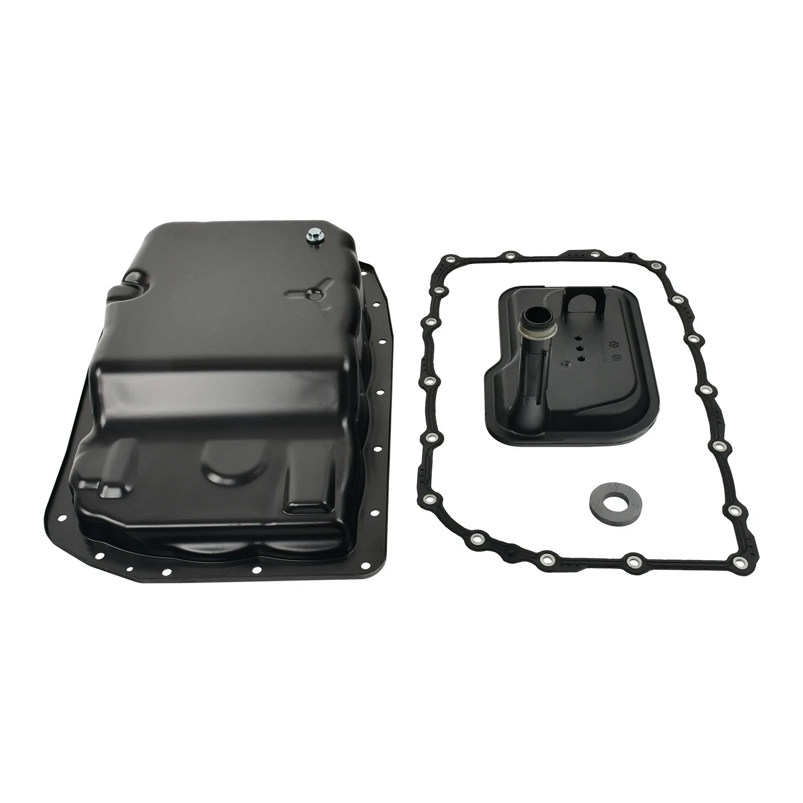 Fits 2007-2019 Chevrolet Suburban Tahoe GMC 265-582 Transmission Oil Pan Black