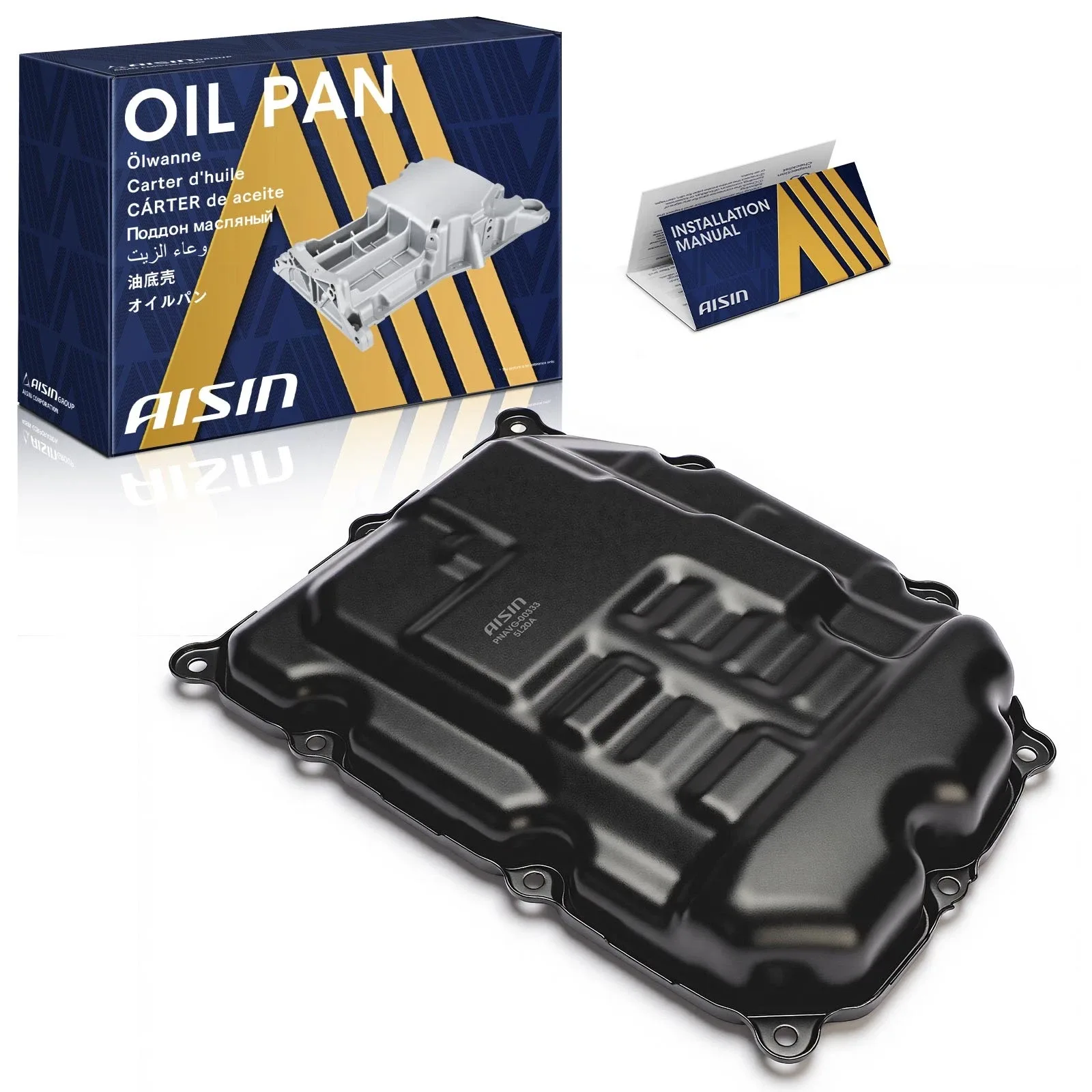 AISIN Transmission Oil Pan for Volkswagen Jetta Golf Taos 2019-2024 L4 1.4L 1.5L