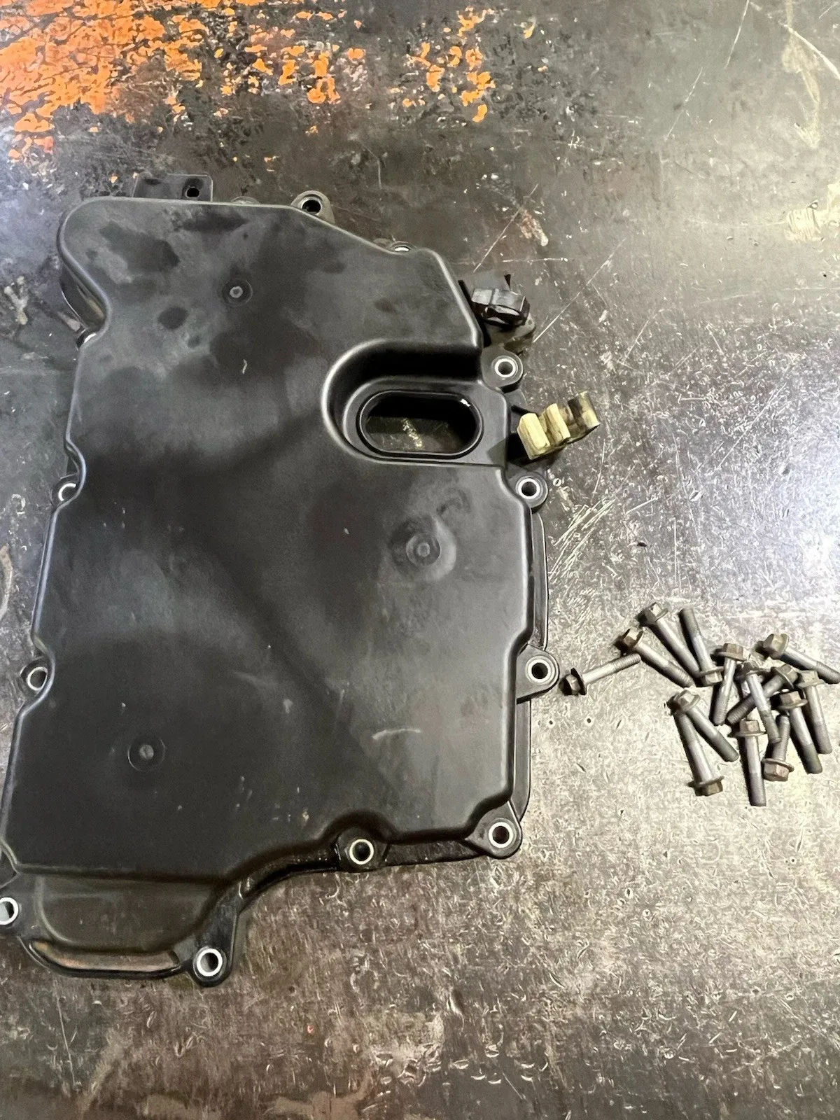 2013 Chevy Malibu 2.5L 6T40 Valve Body Side Cover 2JJW