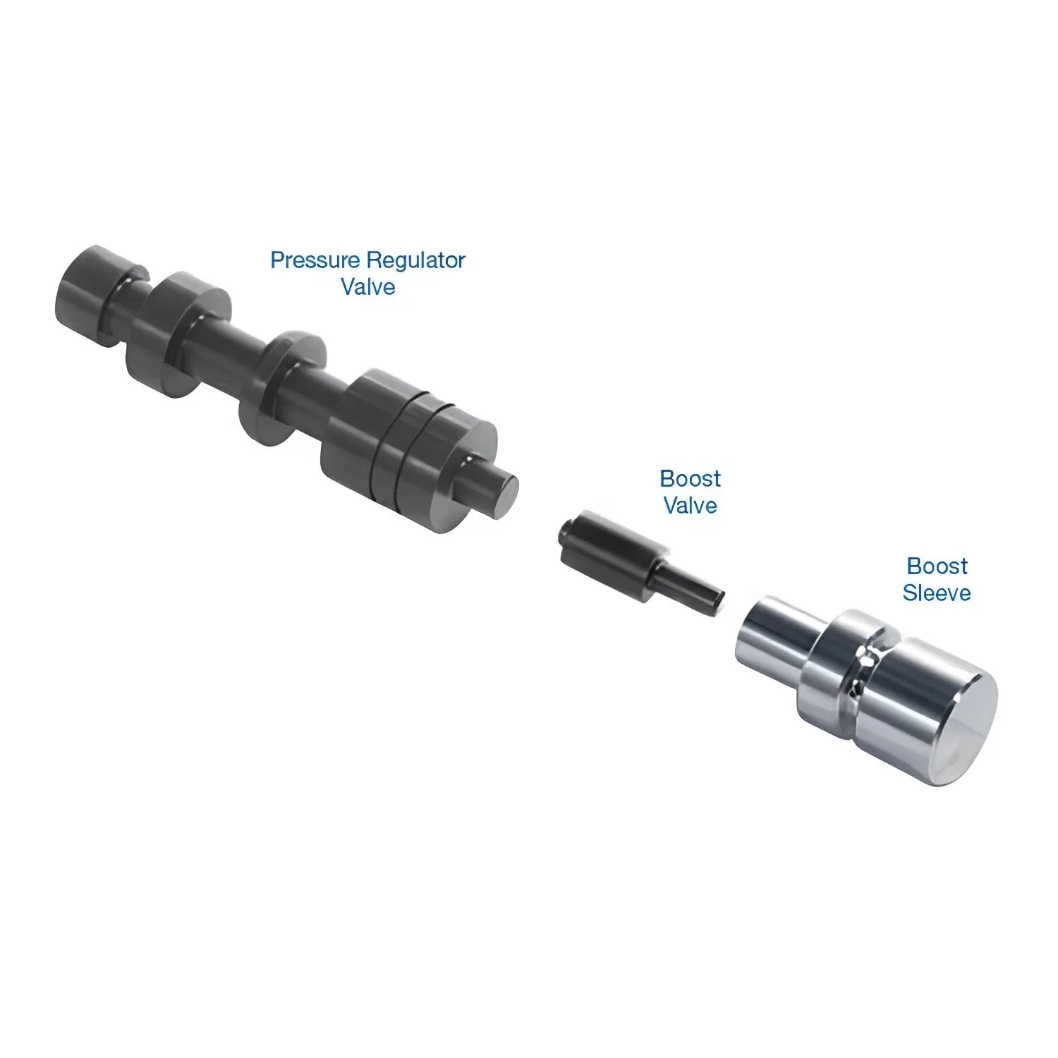 1995 and earlier AODE / AODE-W / 4R70W Oversized Pressure Regulator & Boost Valve Kit 76948-16K