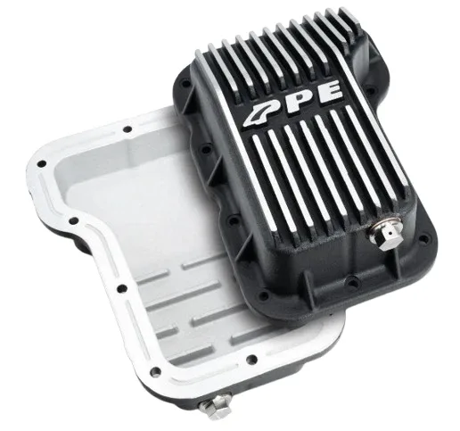 PPE Brushed Aluminum Transmission & Oil Pan For 2018-2024 Jeep Wrangler 2.0L JL image 3