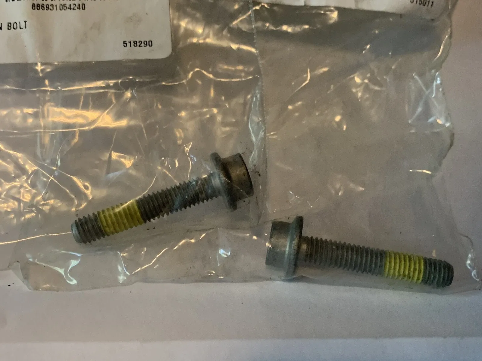 NOS Lot of 2 Pieces Auto Trans Oil Pan Bolt WD 32533027001 / 0039900212 image 2