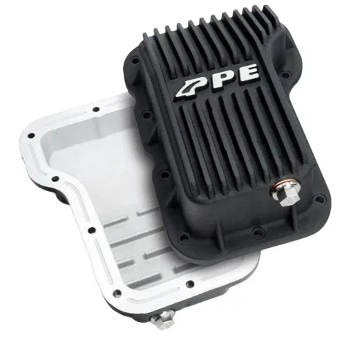 PPE Black Aluminum Transmission & Oil Pan Kit For 2018-2024 Jeep Wrangler 2.0L image 3
