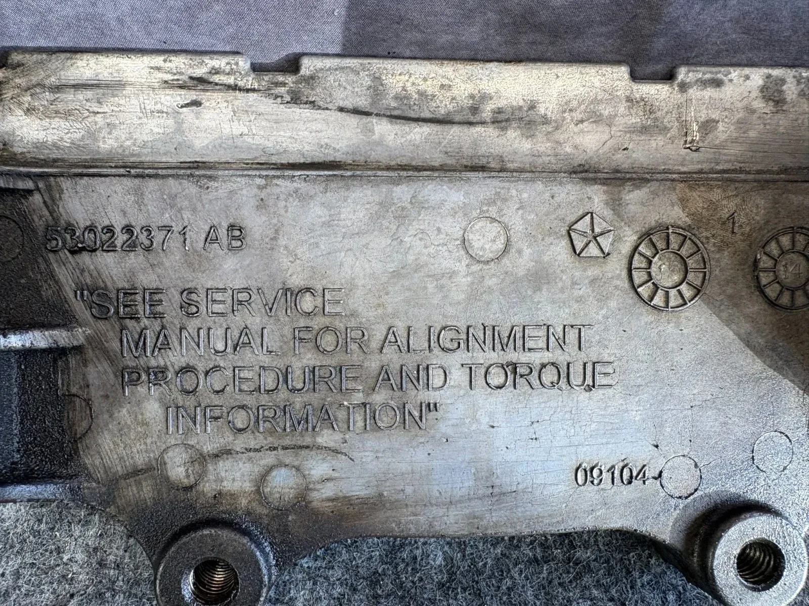 JEEP GRAND CHEROKEE 2011-2021 TRANSMISSION OIL PAN COLLAR COVER OEM image 3