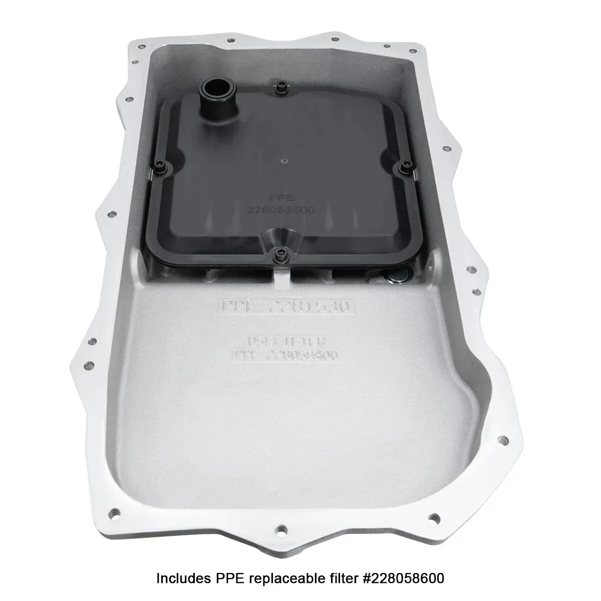 PPE Raw Deep Aluminum Transmission & Oil Pan For 2018-2024 Jeep Wrangler 2.0L image 3