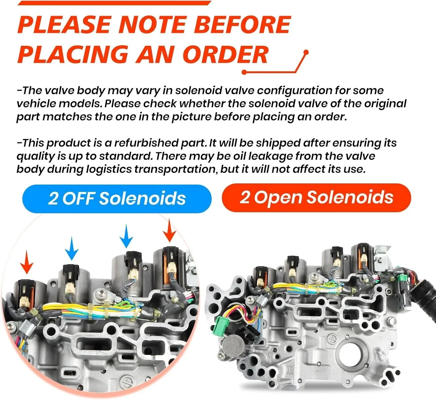 2013-2019 Nissan Sentra CVT Valve Body RE0F11A JF015E image 4